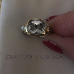 David Yurman Blue Topaz ring size 4.5.